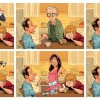 Two and a Half Men double page spread for MAD